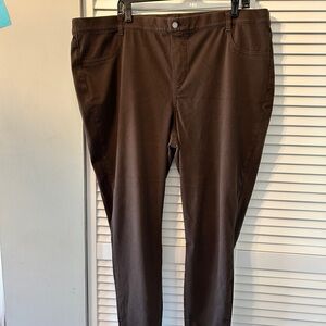 Legacy Brown  Pull-On Stretch Straight Leg Jeans